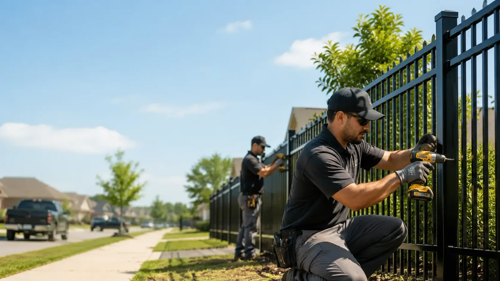 Metal Fence Installation in Trenton, IL